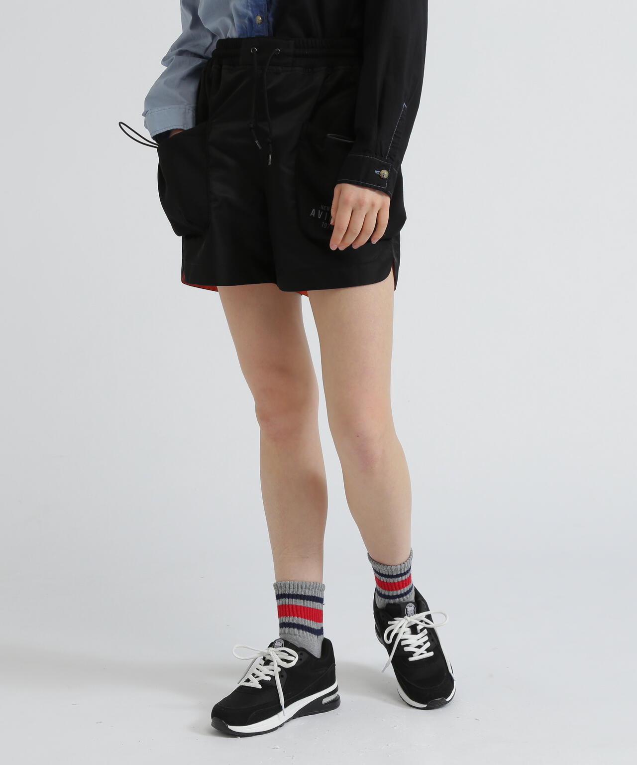 NYLON COMBI SHORT PANTS/ナイロンコンビショートパンツ | AVIREX