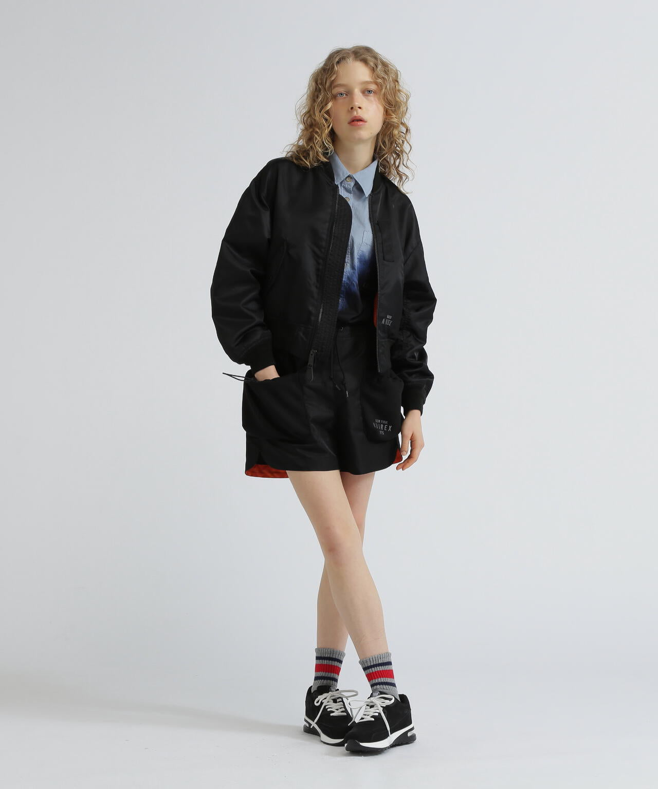 NYLON COMBI SHORT PANTS/ナイロンコンビショートパンツ | AVIREX