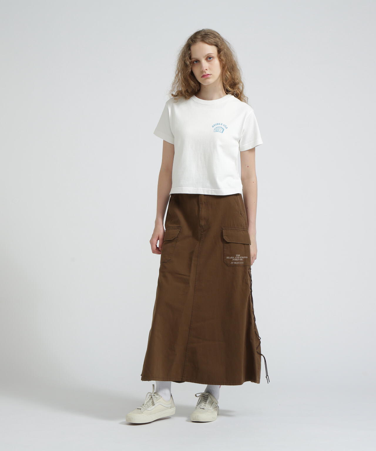 MILITARY SIDE LACE UP SKIRT/ミリタリーサイドレースアップスカート