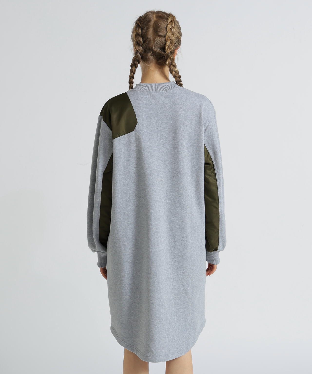SOUVENIR COLLECTION》WOMAN/NYLON COMBI MILITARY ONEPIECE | AVIREX