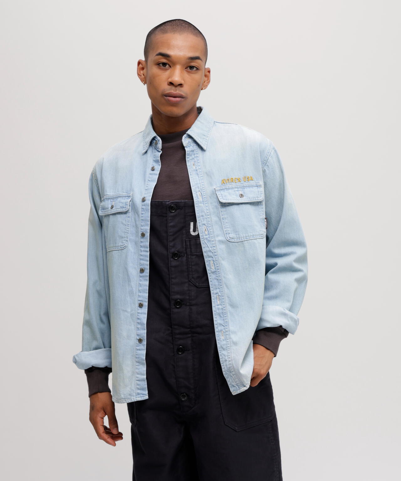 EMB DENIM SHIRT ”HAYDEN VALLEY” | AVIREX（アヴィレックス