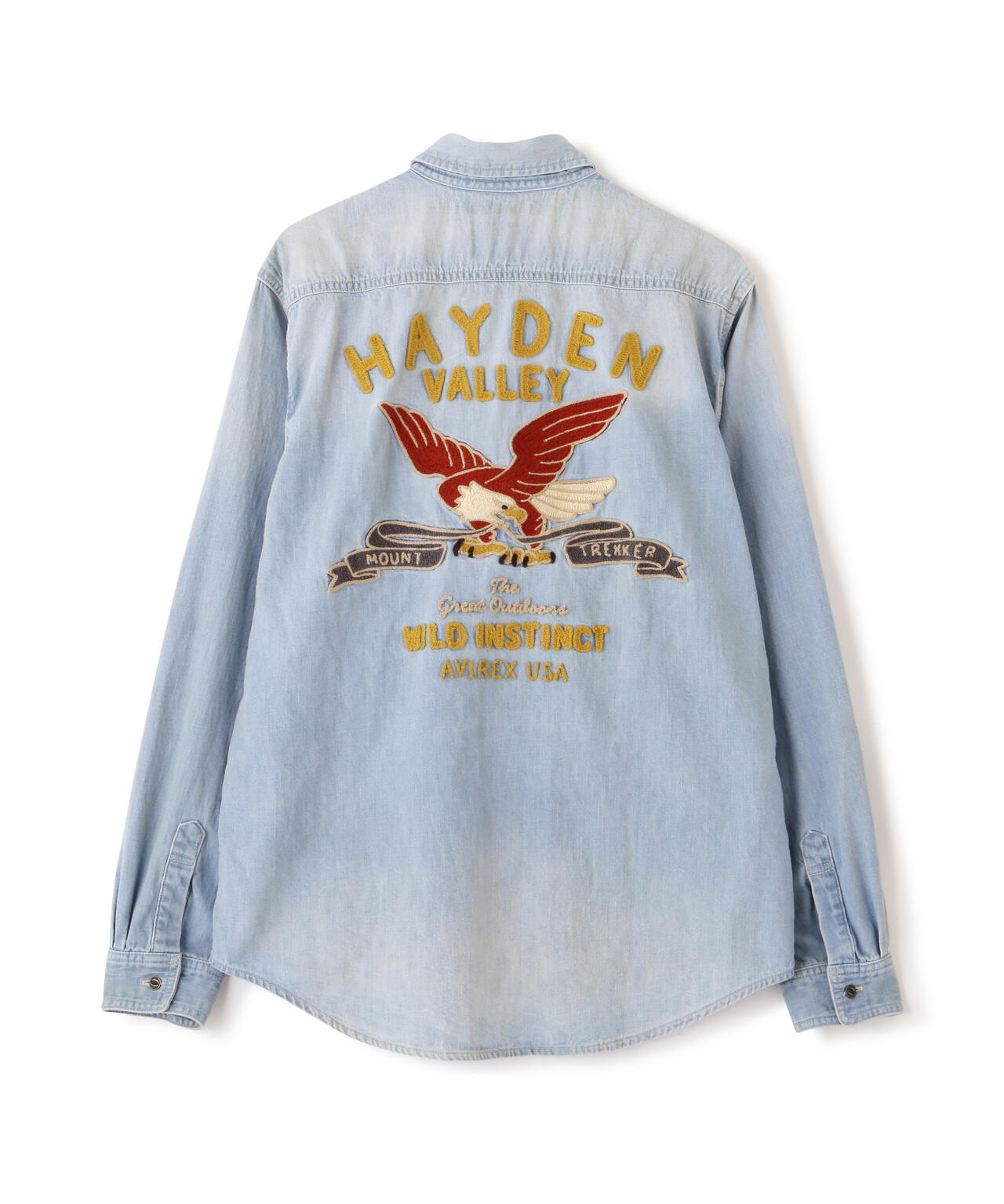 EMB DENIM SHIRT ”HAYDEN VALLEY” | AVIREX（アヴィレックス