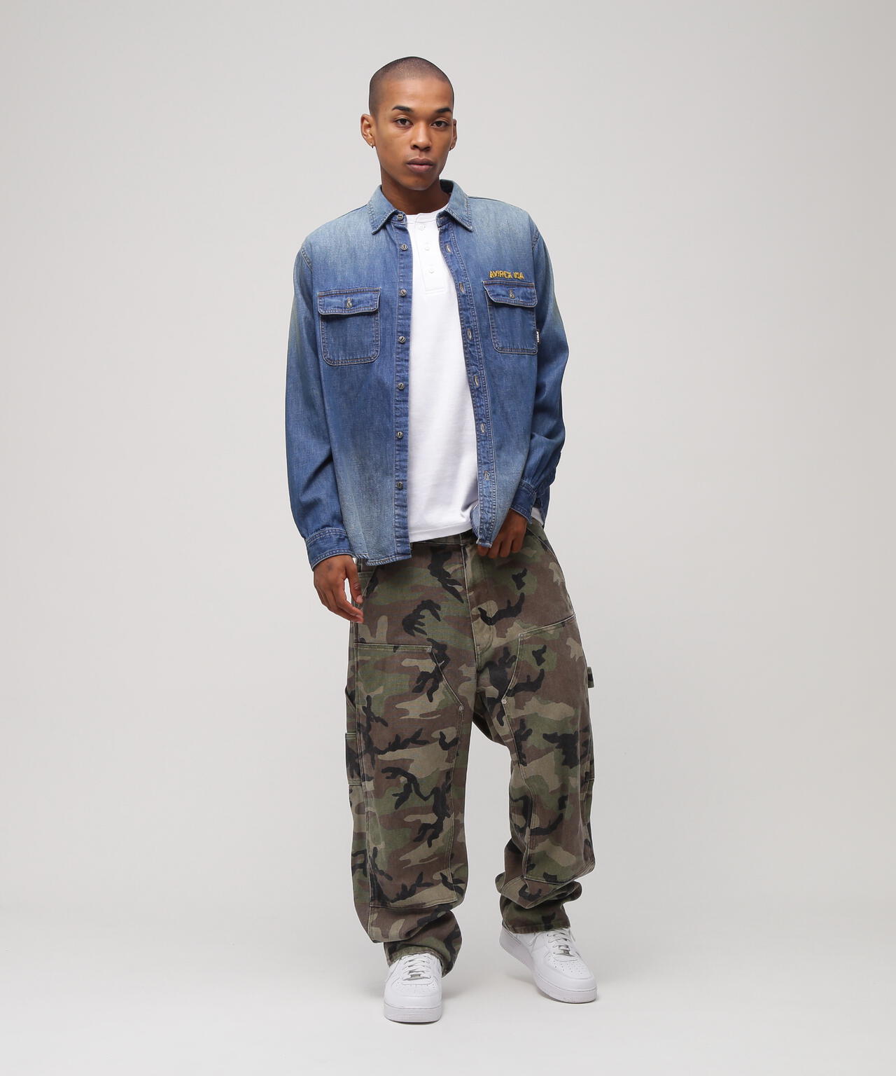 EMB DENIM SHIRT ”HAYDEN VALLEY”