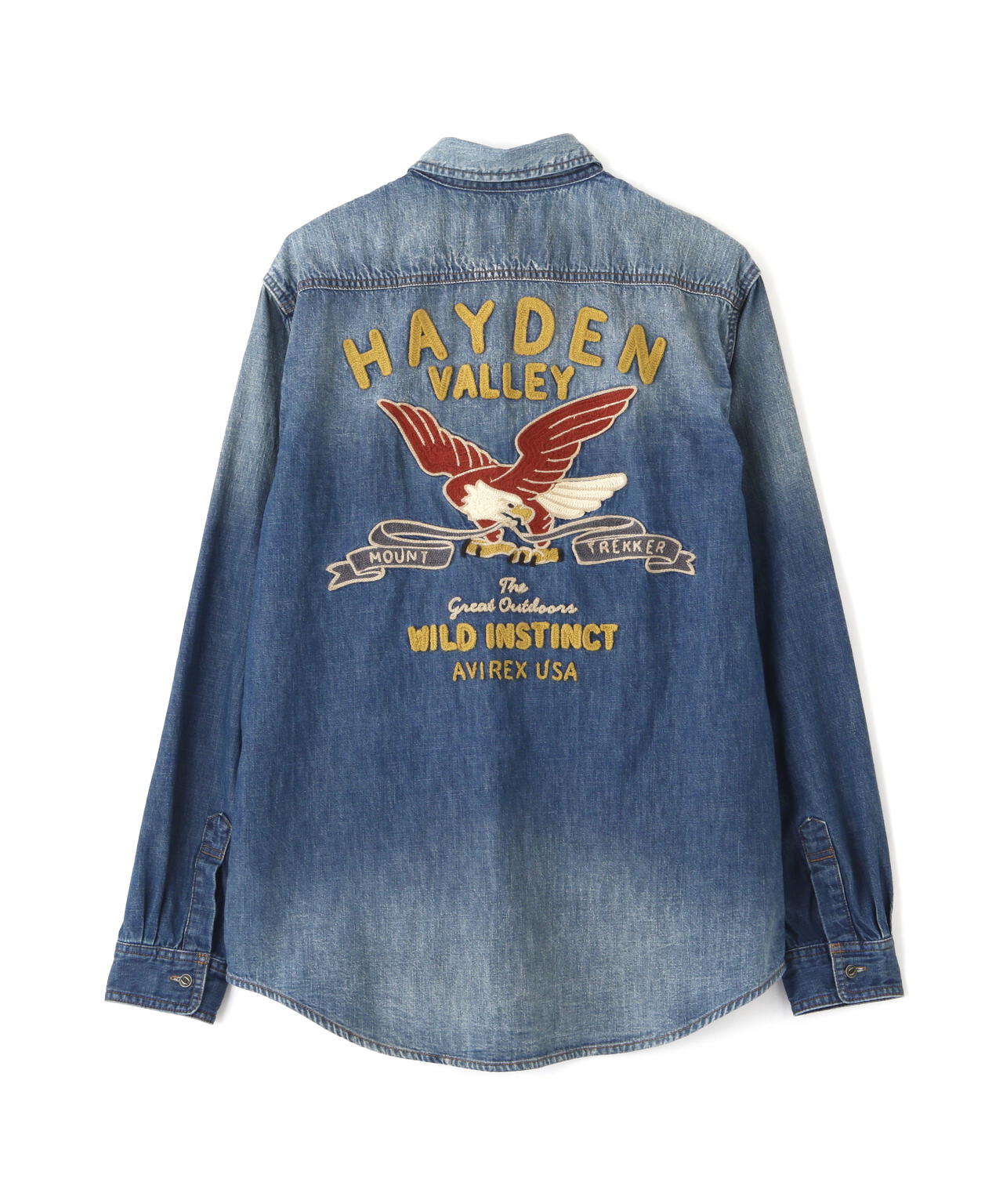 アヴィレックス（AVIREX）/EMB DENIM SHIRT ”HAYDEN VALLEY” EMB DENIM SHIRT ”HAYDEN VALLEY” | AVIREX（アヴィレックス