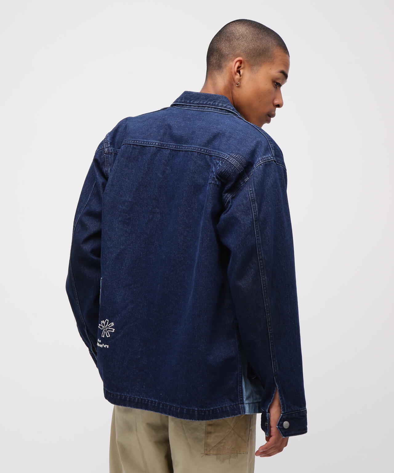RESTORE COLLECTION》REPAIR CUSTOM & EMB UTILITY SHIRT JACKET