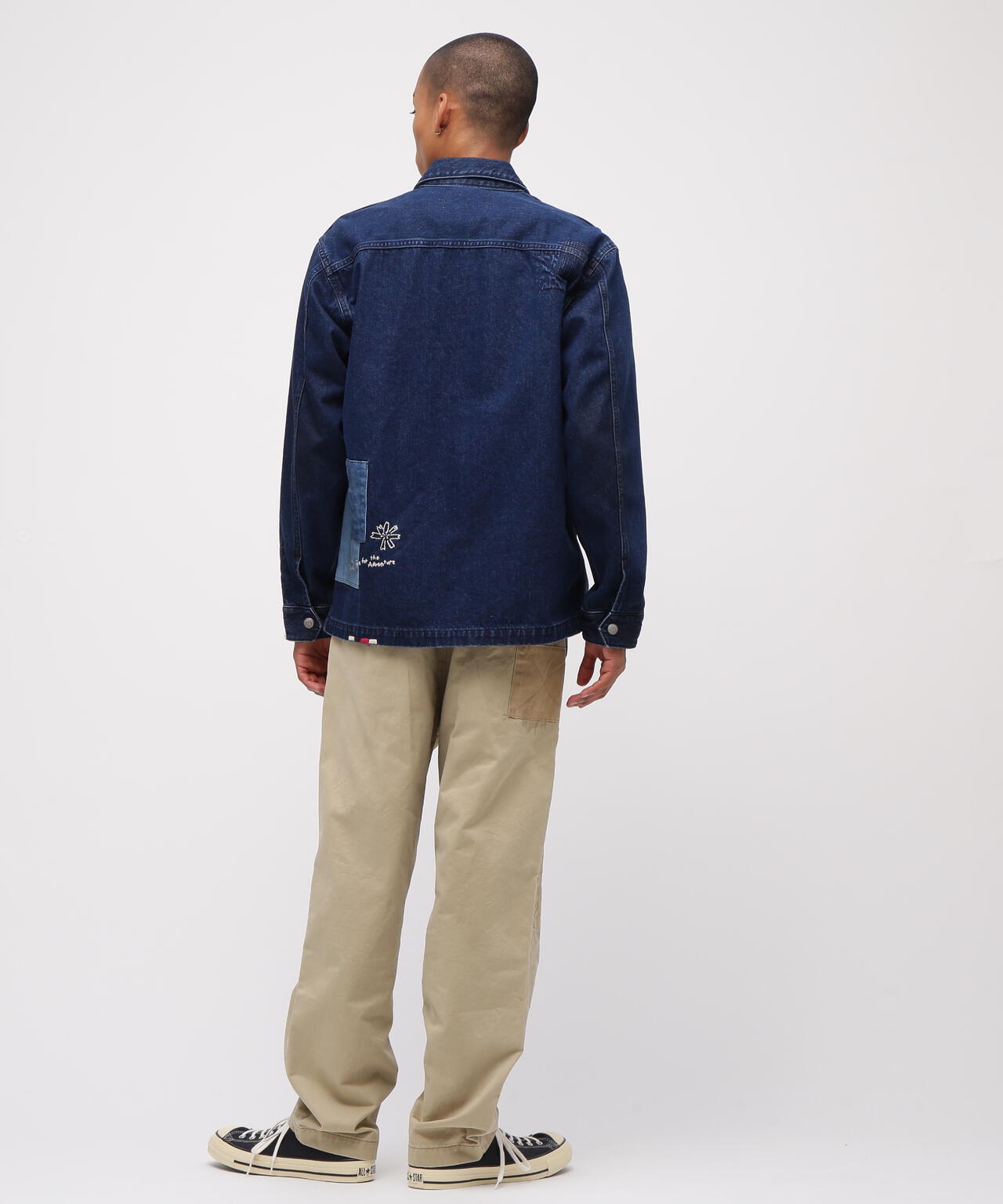 RESTORE COLLECTION》REPAIR CUSTOM & EMB UTILITY SHIRT JACKET