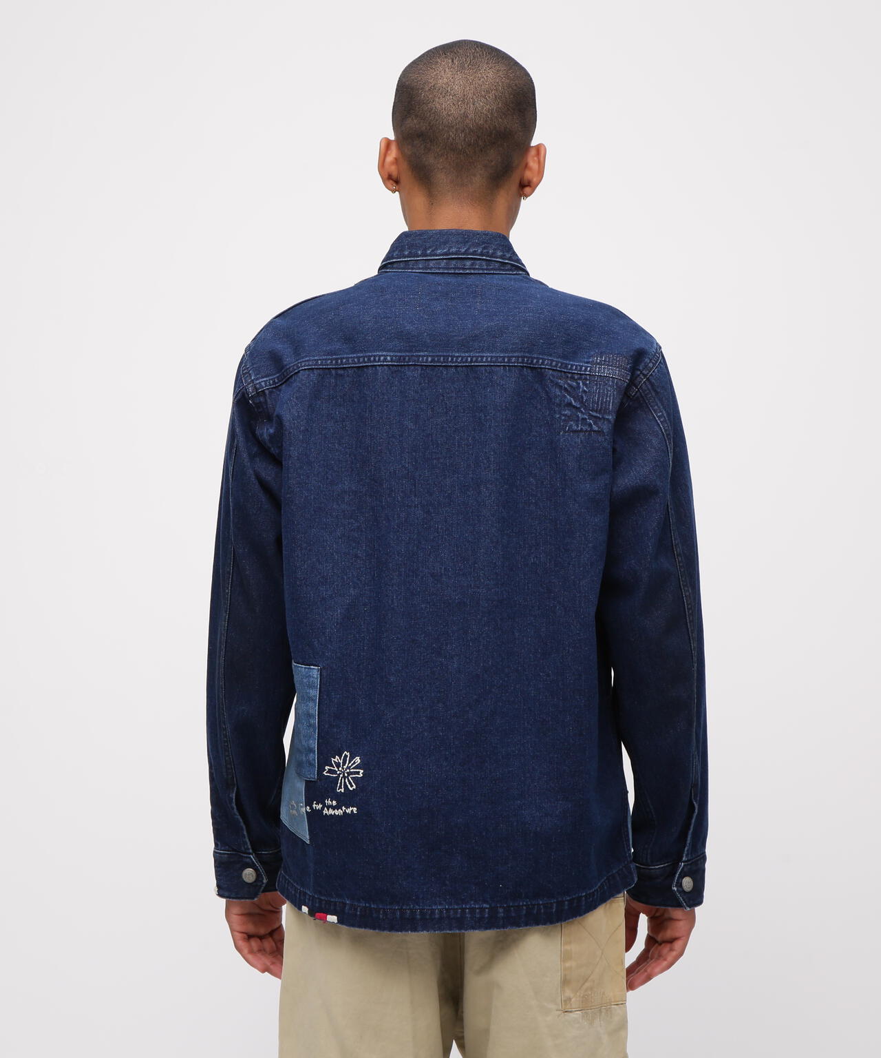 RESTORE COLLECTION》REPAIR CUSTOM & EMB UTILITY SHIRT JACKET