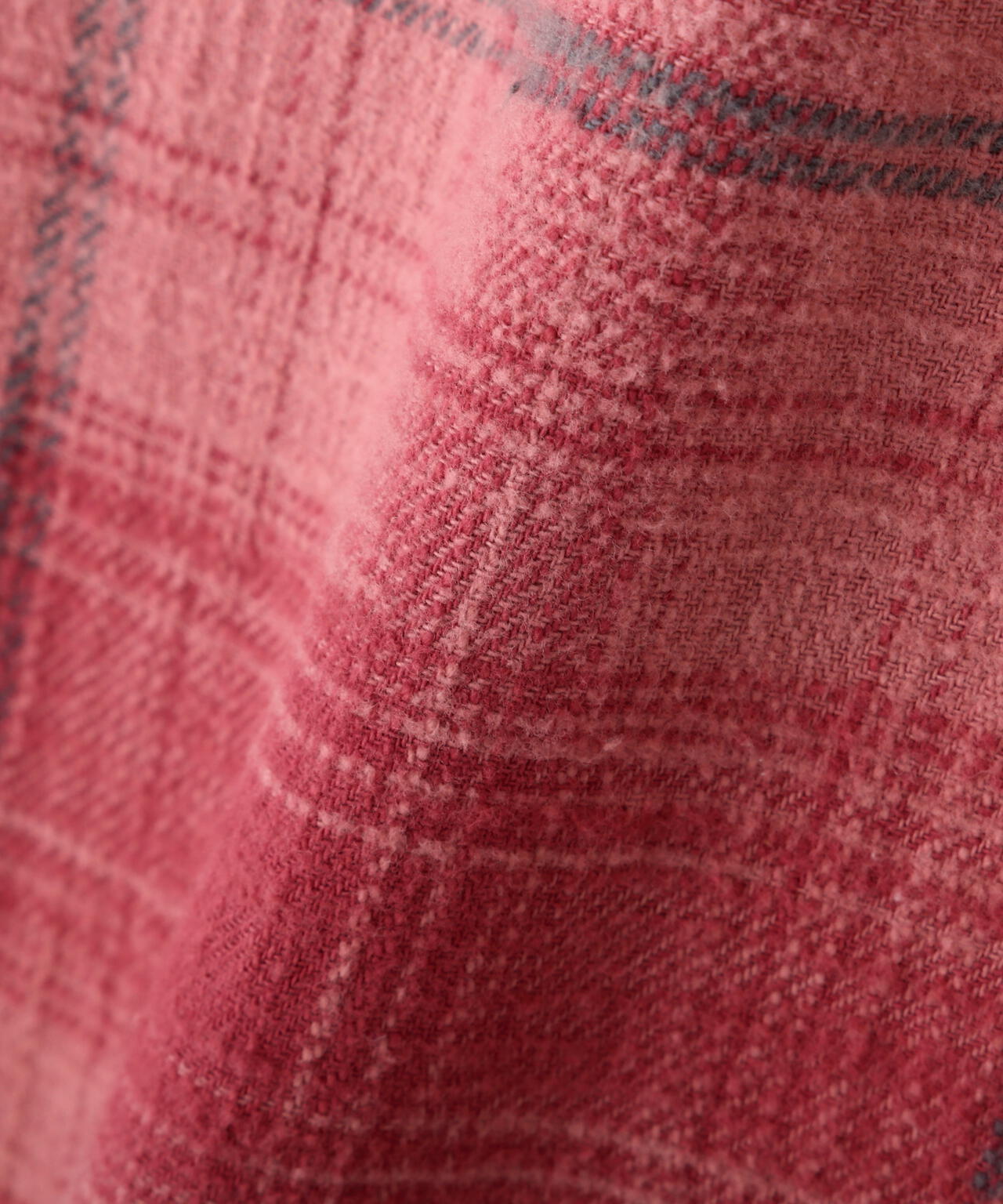 BLEACH WASHED NEP CHECK SHIRT ”YELLOW STONE”