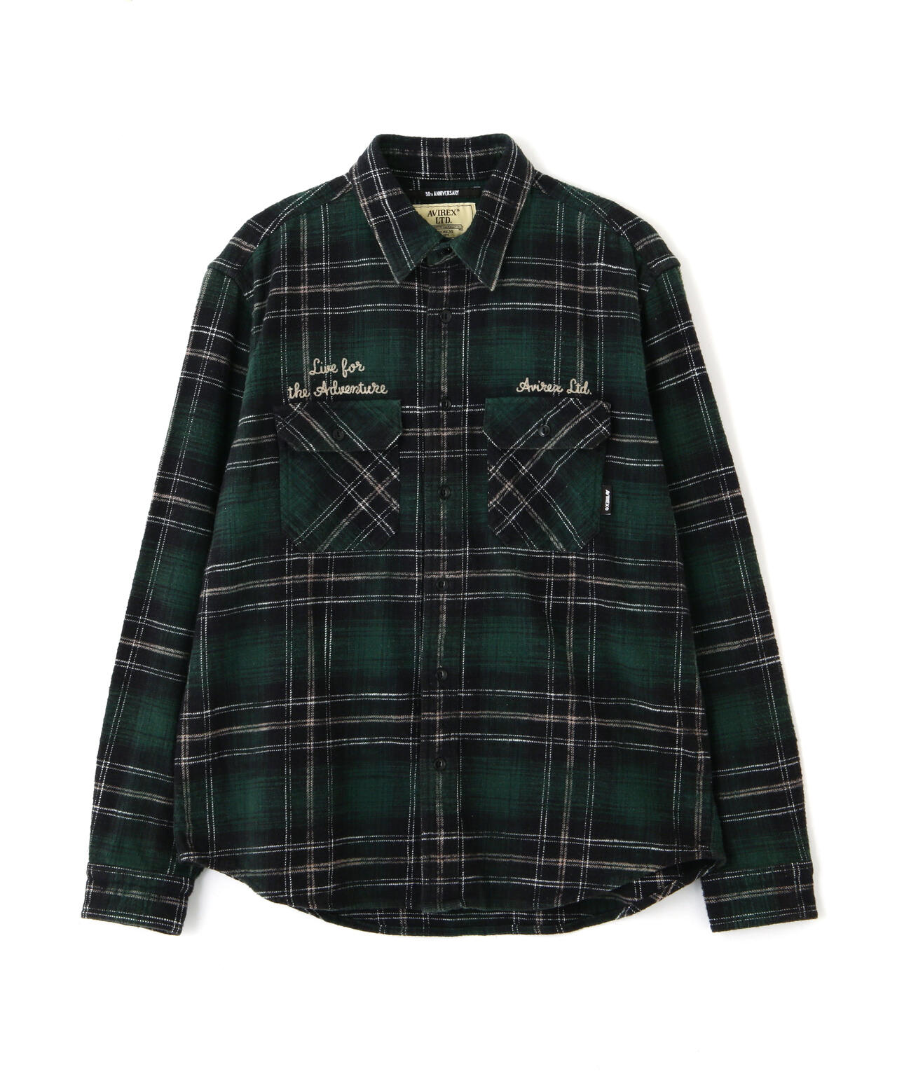 Resurrection WOMENS Checkシャツ BLEACH WASHED NEP CHECK SHIRT ”YELLOW STONE” | AVIREX