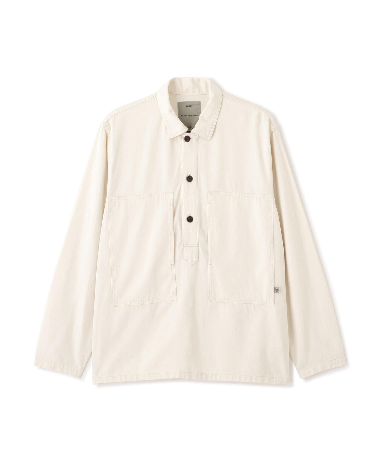 WEAVE様 TFQP by HANDROOM》NEP DENIM PULLOVER SHIRT | AVIREX