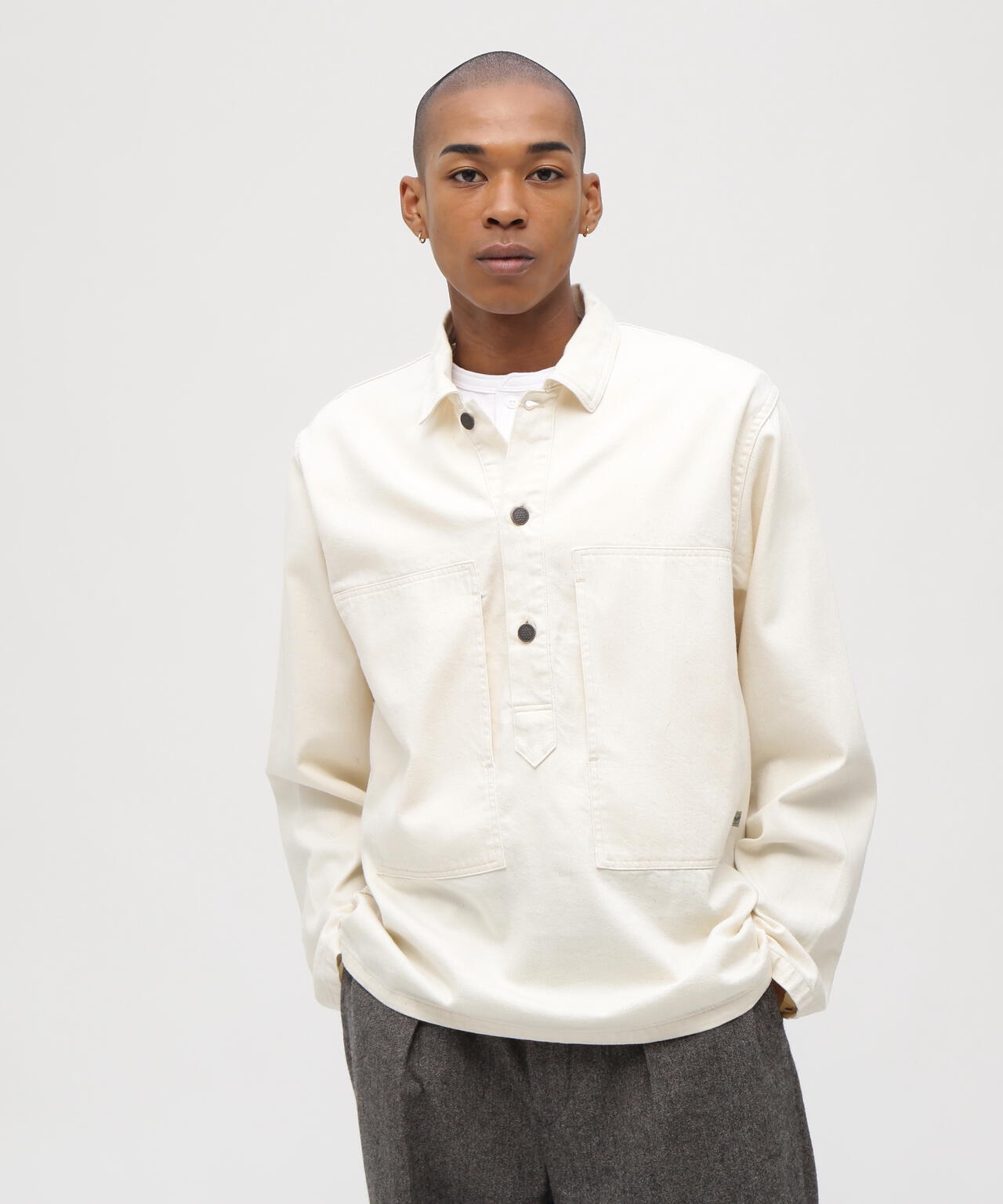 TFQP by HANDROOM》NEP DENIM PULLOVER SHIRT | AVIREX