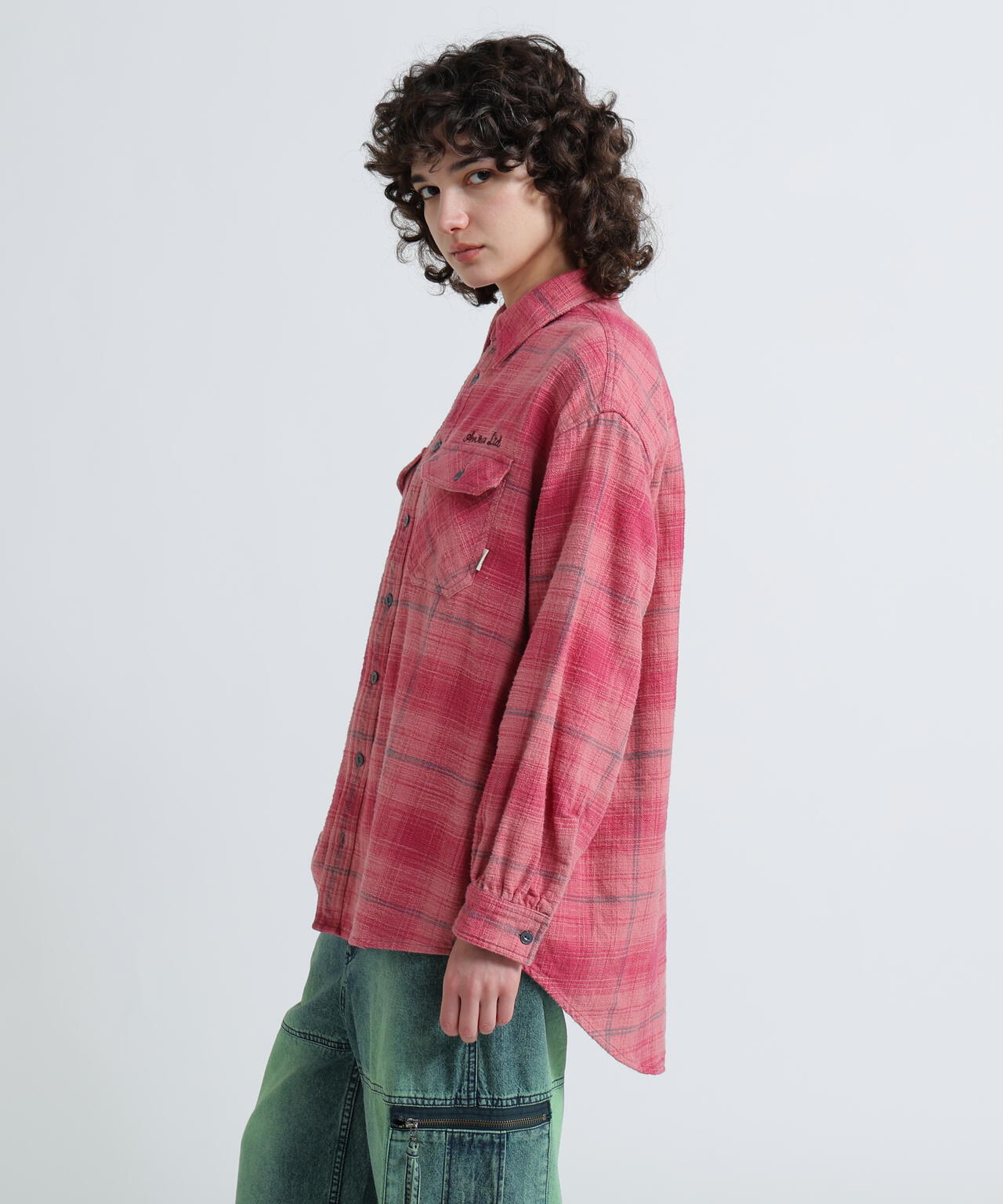 WOMAN》EMBROIDERY CHECK SHIRT/刺繍チェックシャツ | AVIREX