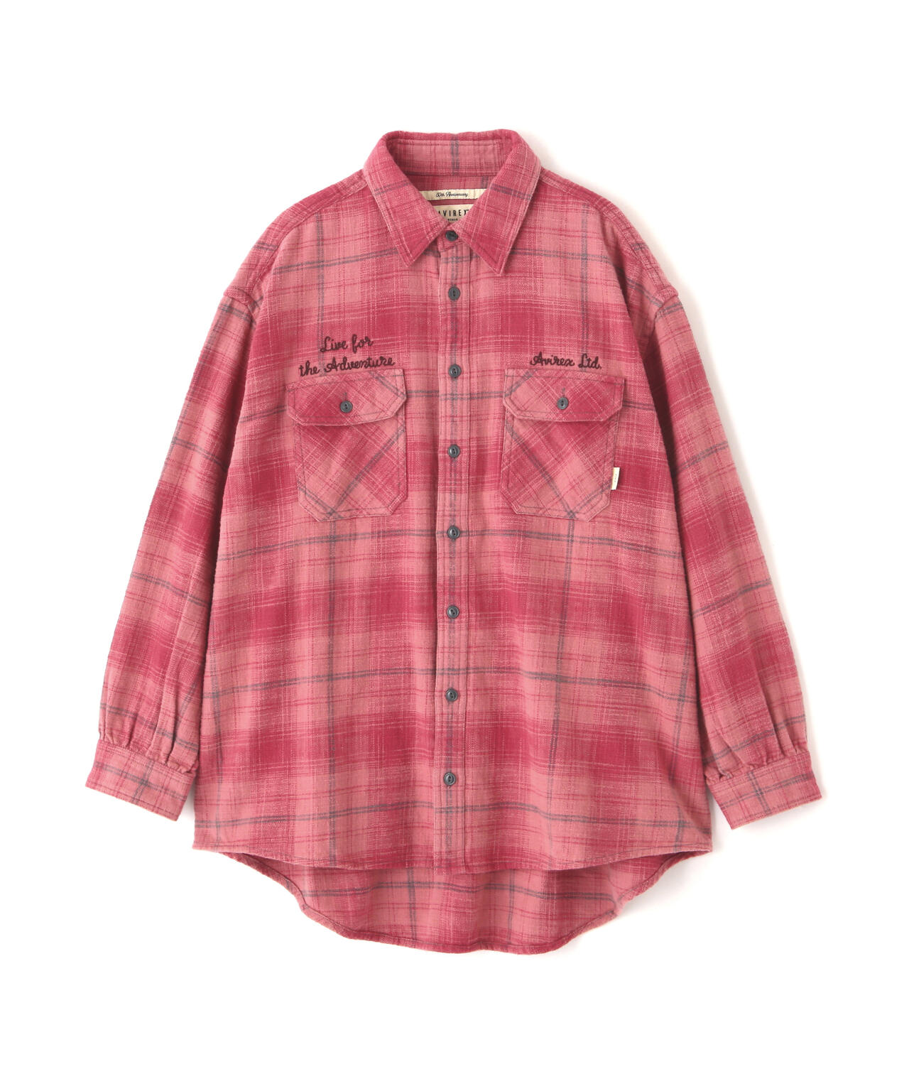 《WOMAN》EMBROIDERY CHECK SHIRT/刺繍チェックシャツ
