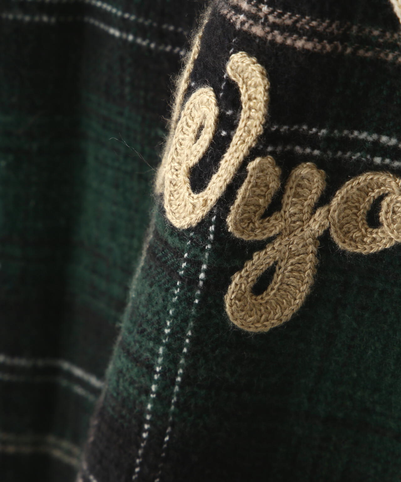 《WOMAN》EMBROIDERY CHECK SHIRT/刺繍チェックシャツ