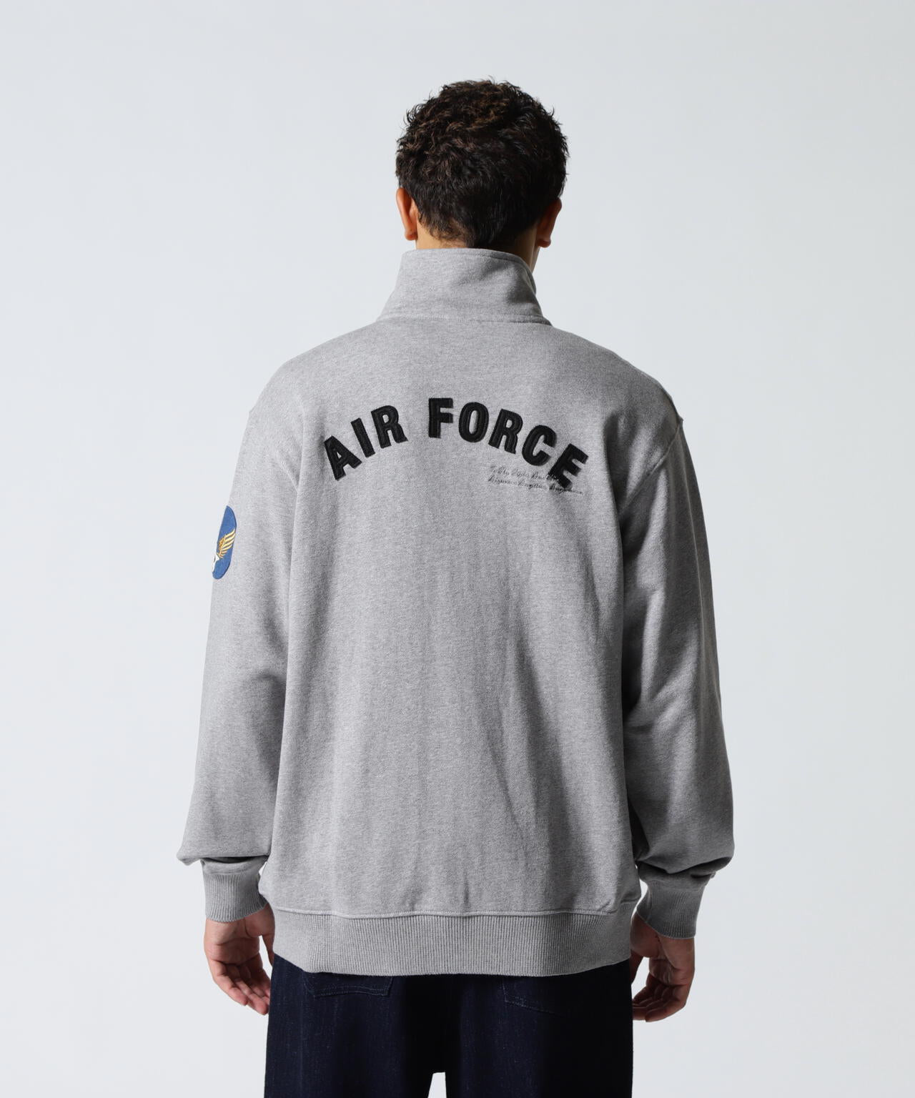 WEB&DEPOT限定》STAND ZIP UP SWEAT AIR FORCE | AVIREX