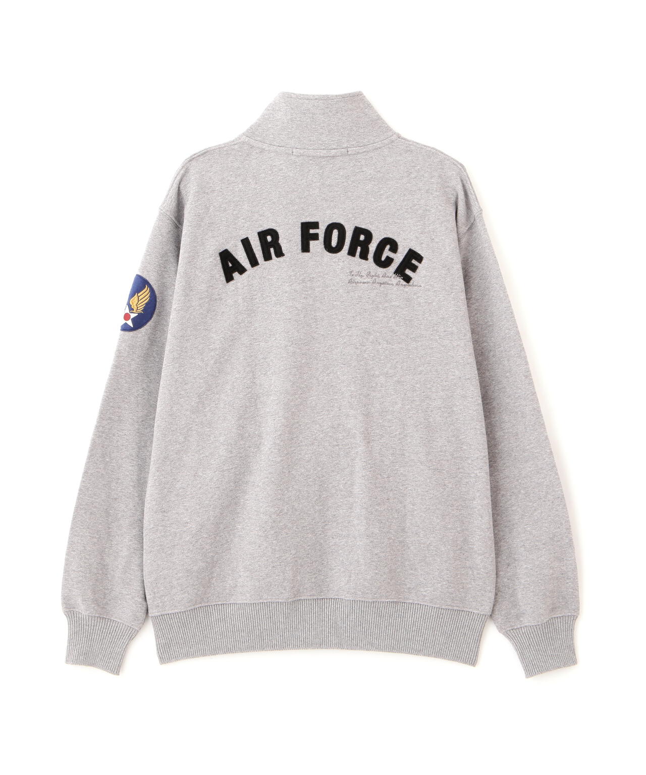 WEB&DEPOT限定》STAND ZIP UP SWEAT AIR FORCE | AVIREX