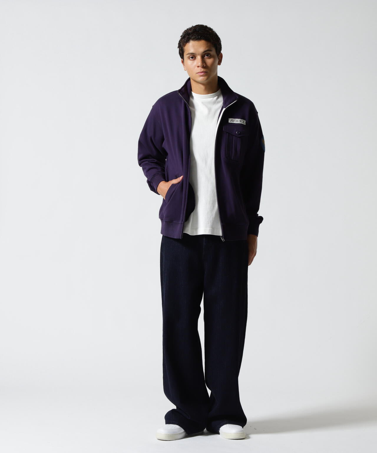 WEB&DEPOT限定》STAND ZIP UP SWEAT AIR FORCE | AVIREX