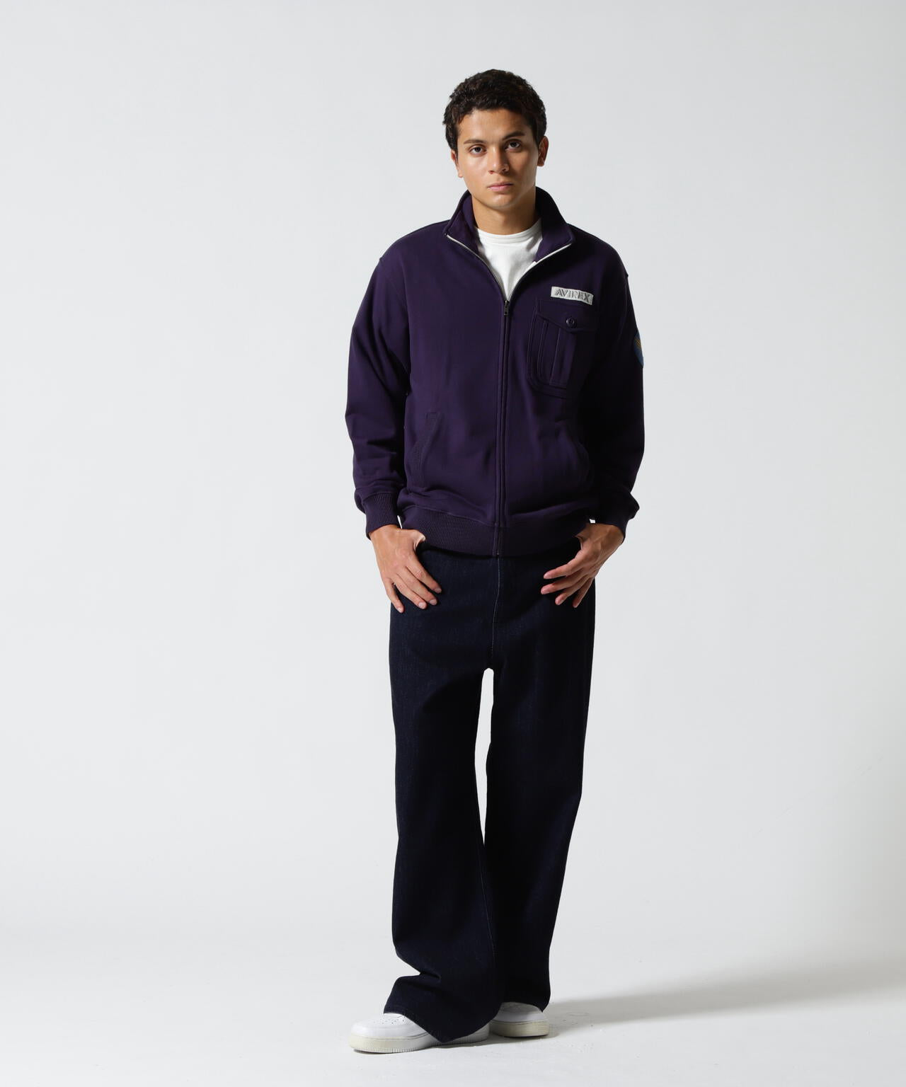 WEB&DEPOT限定》STAND ZIP UP SWEAT AIR FORCE | AVIREX