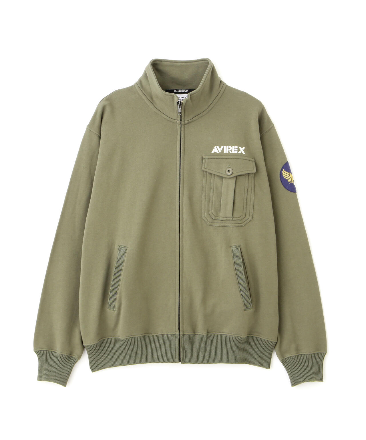 WEB&DEPOT限定》STAND ZIP UP SWEAT AIR FORCE | AVIREX