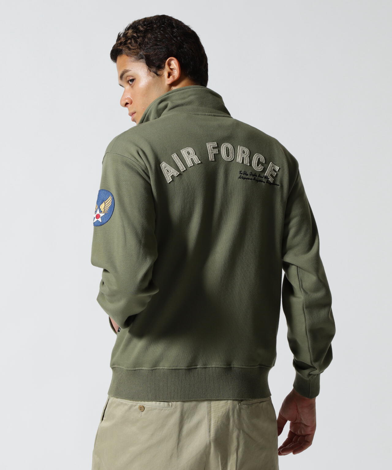 WEB&DEPOT限定》STAND ZIP UP SWEAT AIR FORCE | AVIREX