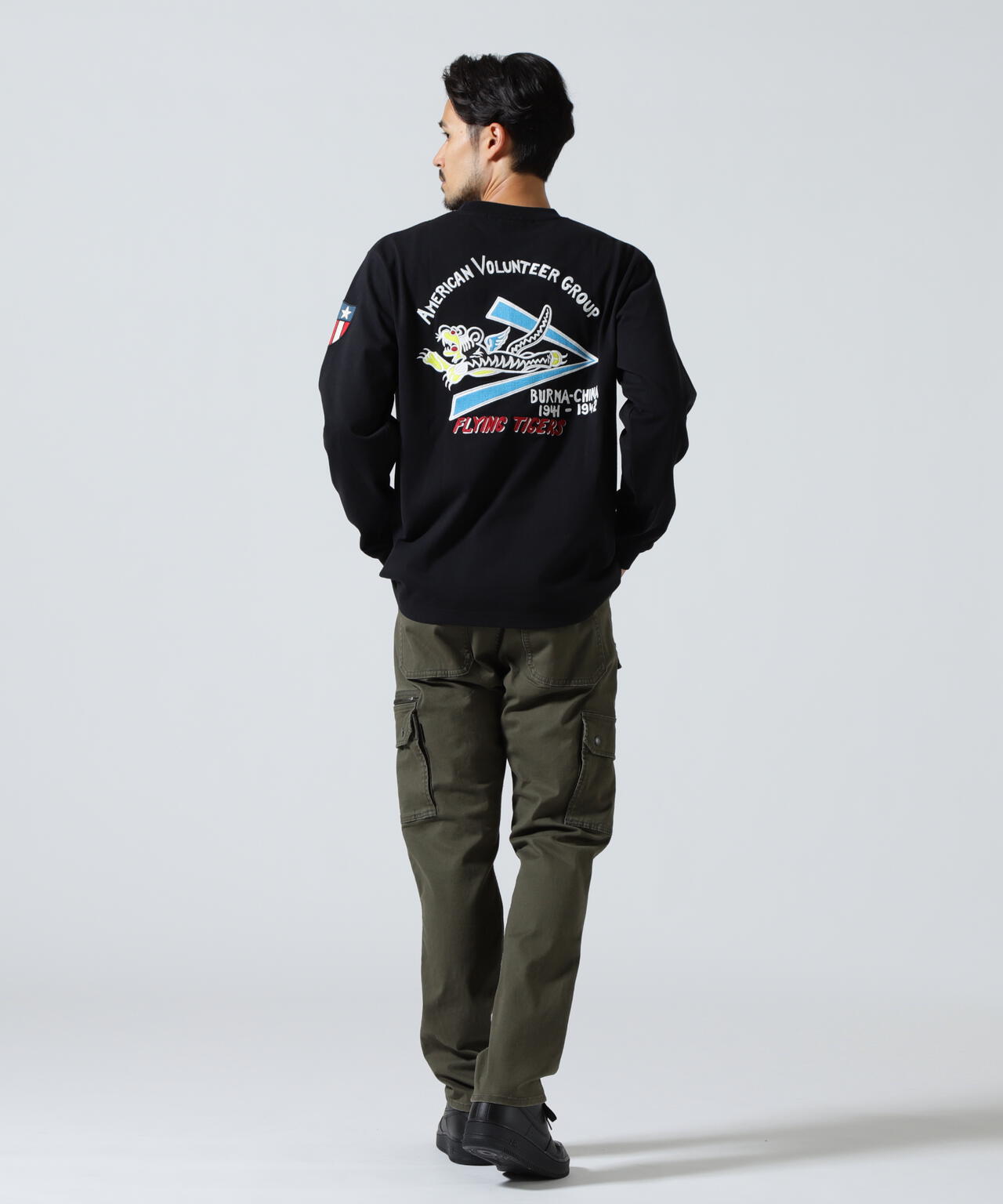 アヴィレックス　FLYING TIGER TANKERS JKT 6172136 Avirex USA Vintage A2 Pilot's Leather China 1944 Flying