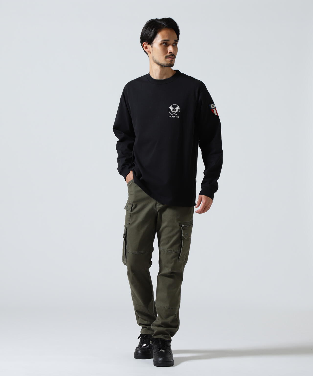 EMB FLYING TIGER L/S T-SHIRT