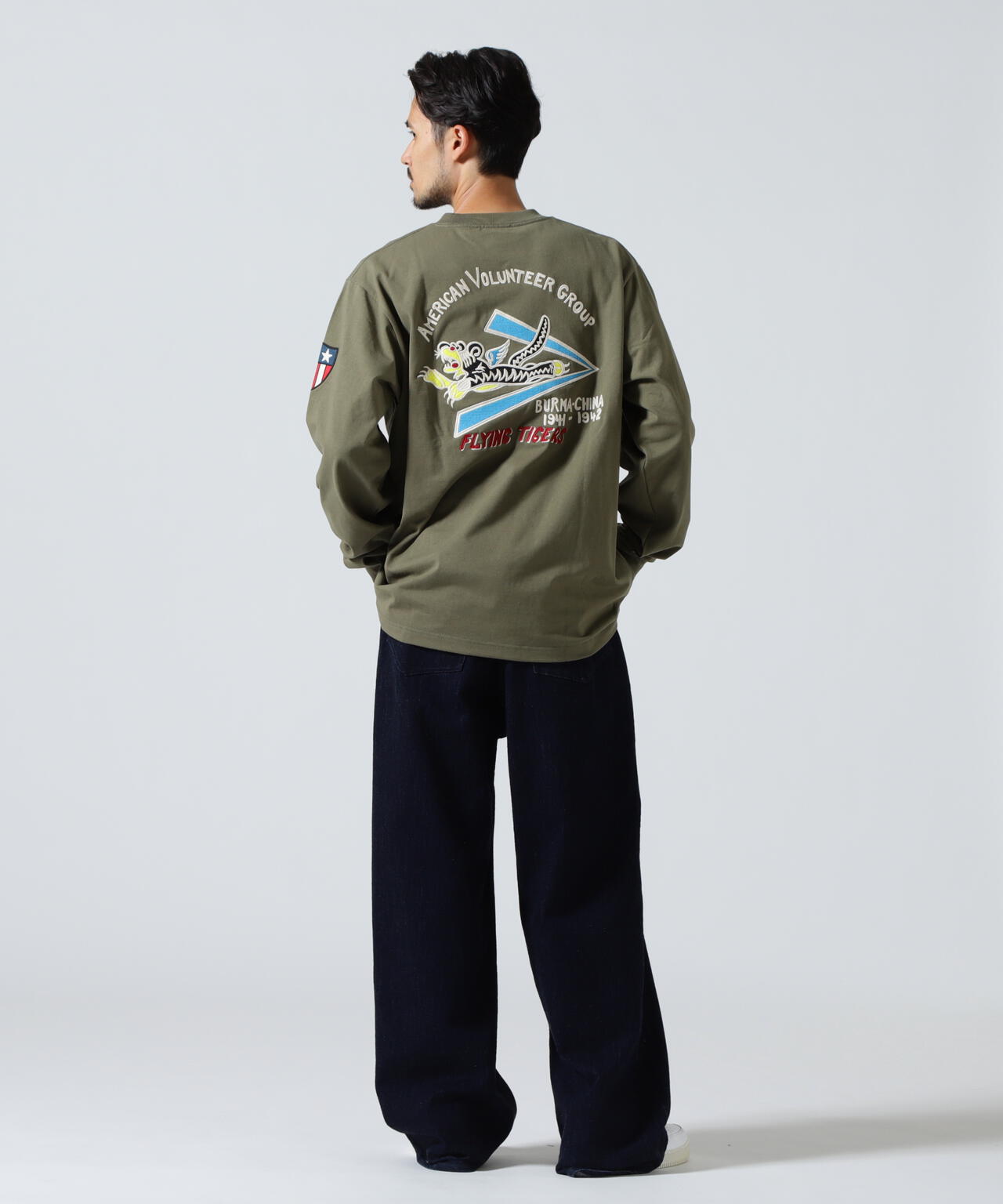 EMB FLYING TIGER L/S T-SHIRT