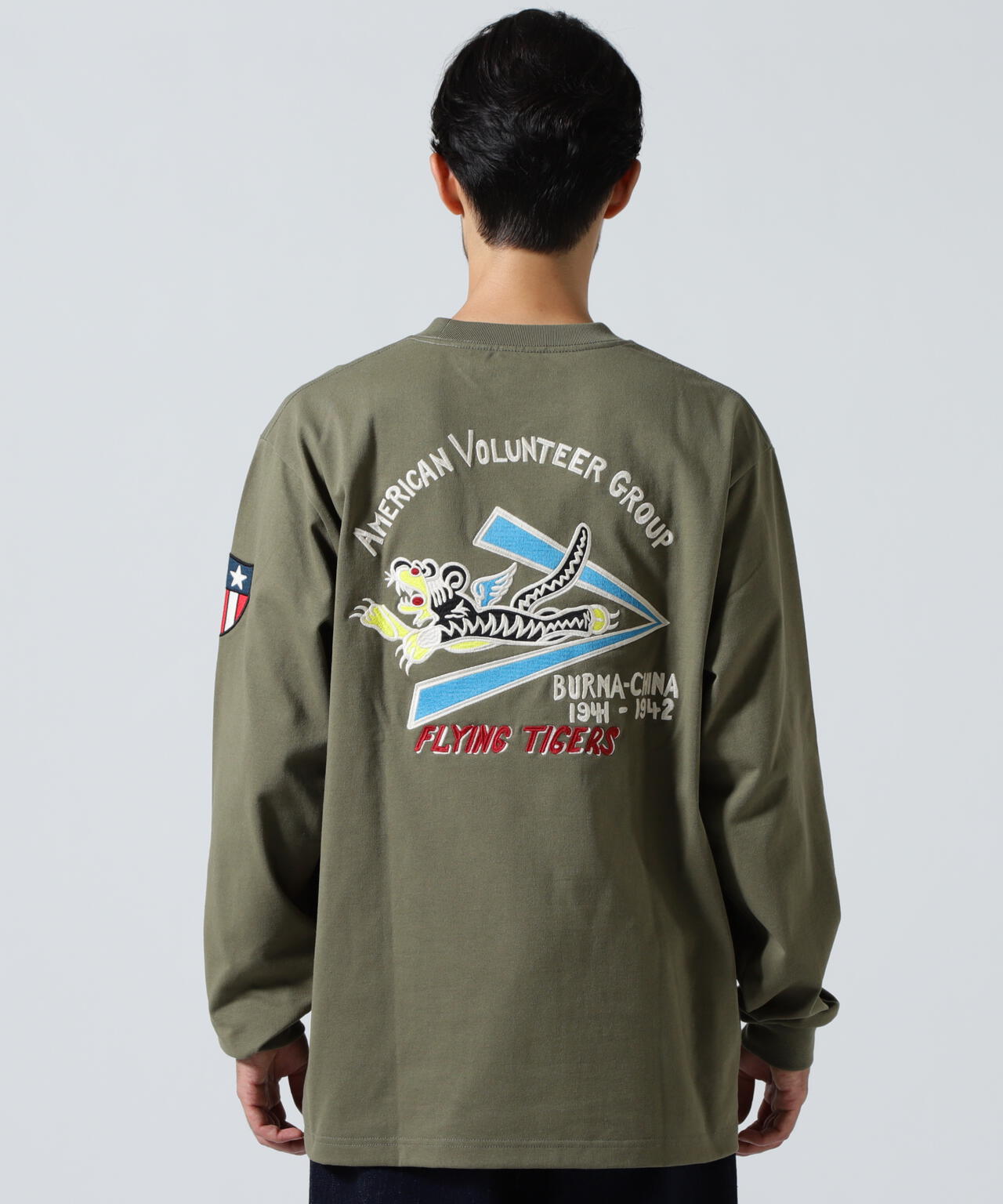 EMB FLYING TIGER L/S T-SHIRT
