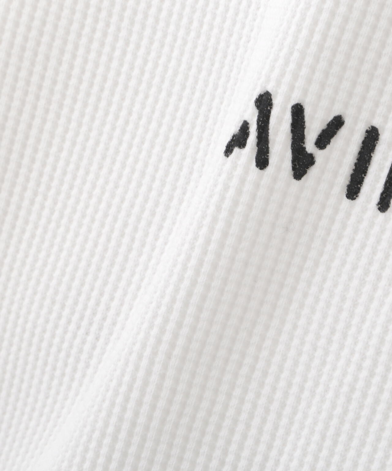 《WEB&DEPOT限定》SHEETING PATCH WAFFLE L/S T-SHIRT