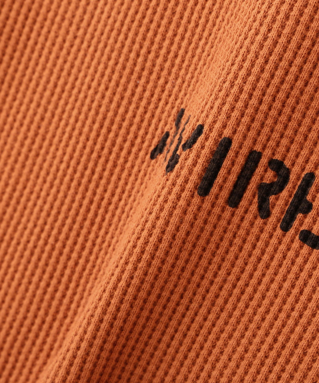 《WEB&DEPOT限定》SHEETING PATCH WAFFLE L/S T-SHIRT