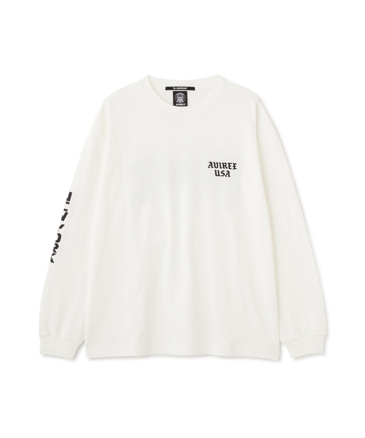 EMB L/S T-SHIRT AVIREX NYC