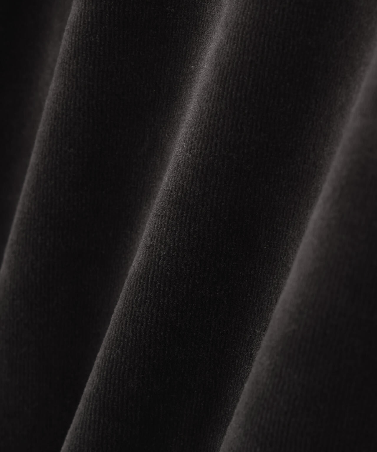 VELOUR RAGLAN SLEEVE STAND ZIP A.C.D