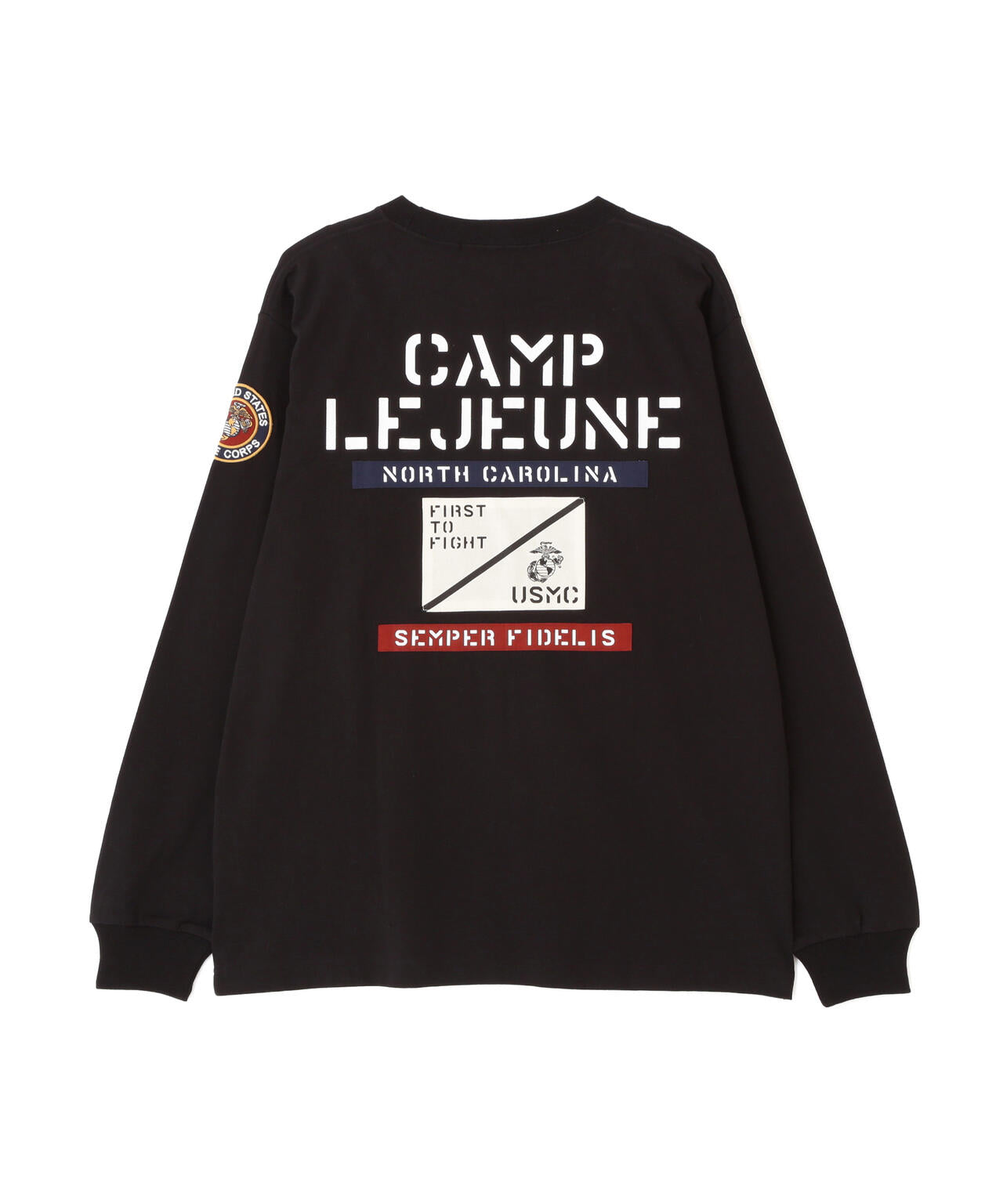 CAMP LEJEUNE PATCHED L/S T-SHIRT