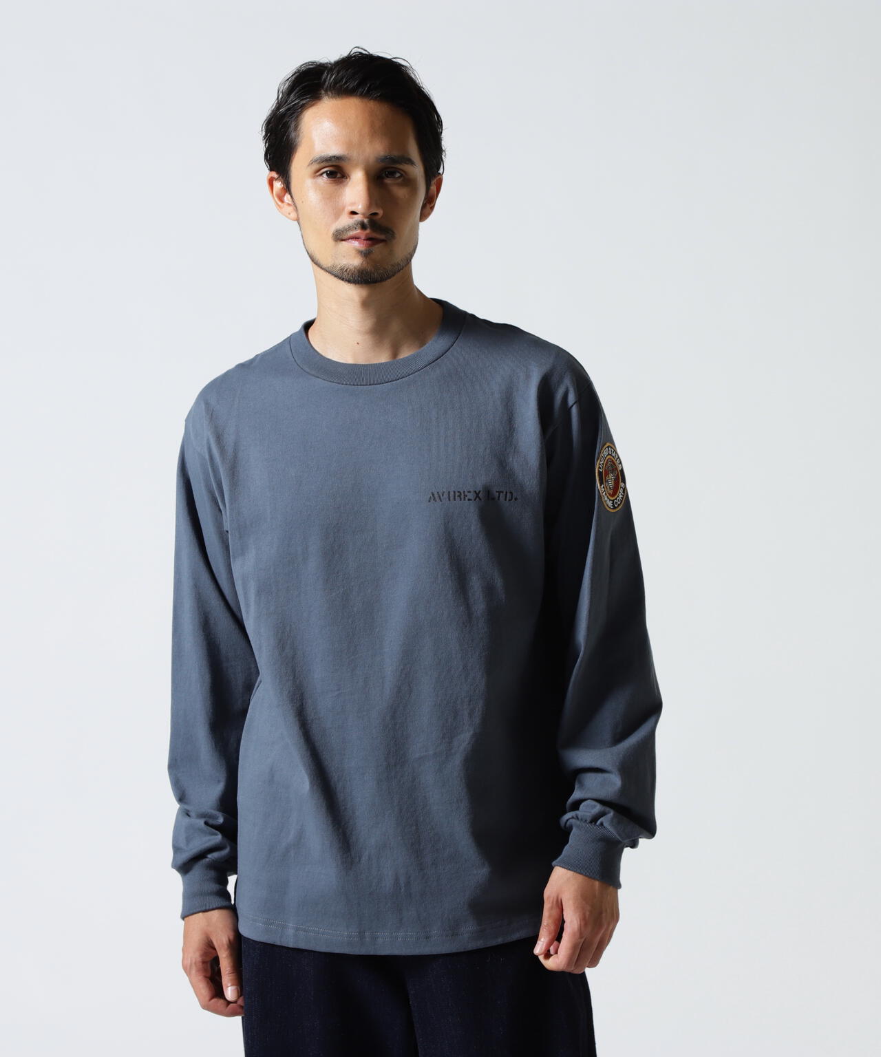 CAMP LEJEUNE PATCHED L/S T-SHIRT | AVIREX（アヴィレックス