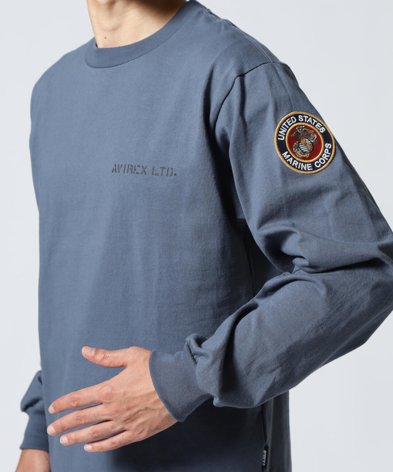 CAMP LEJEUNE PATCHED L/S T-SHIRT