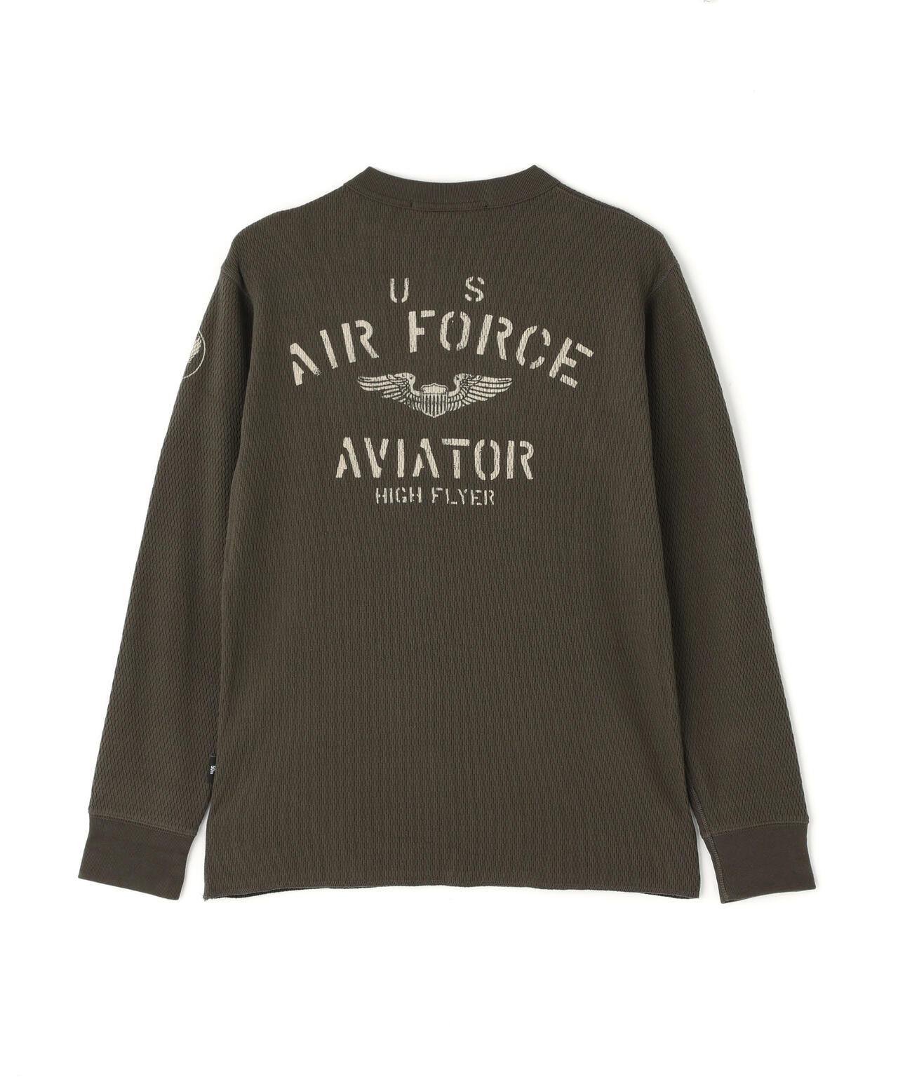 HONEYCOMB WAFFLE USAF L/S T-SHIRT