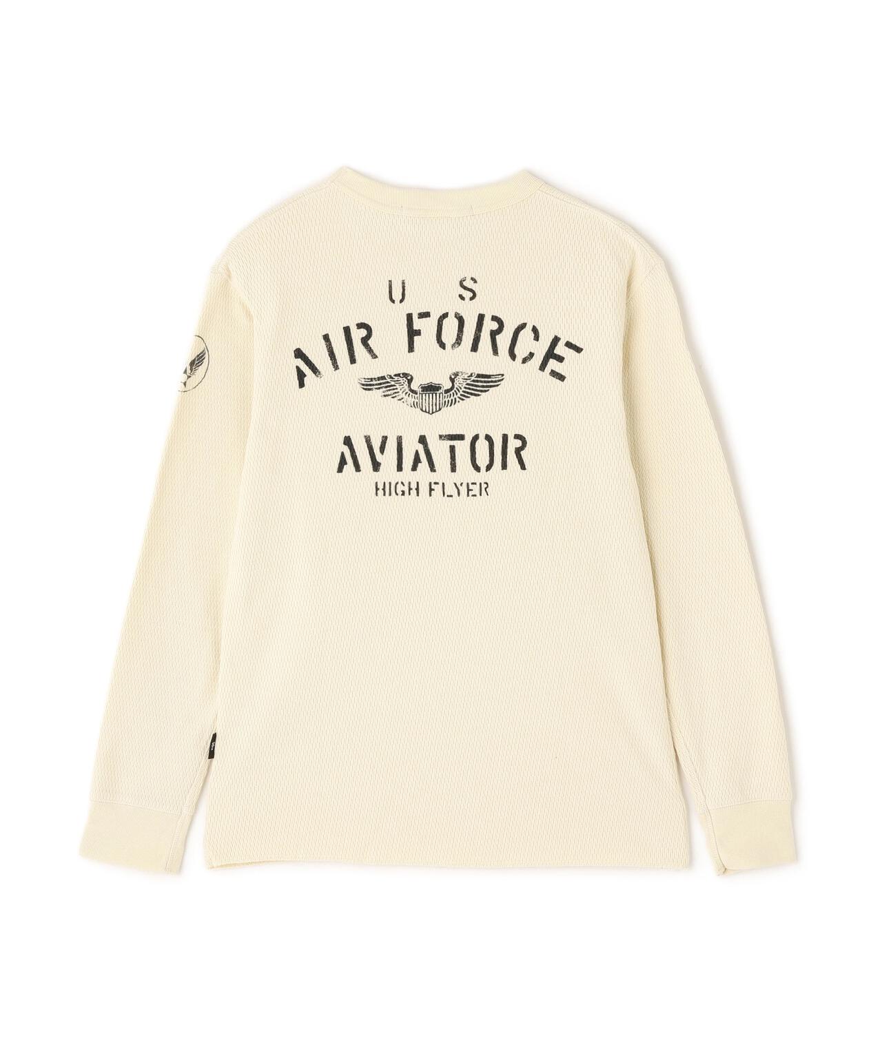 HONEYCOMB WAFFLE USAF L/S T-SHIRT