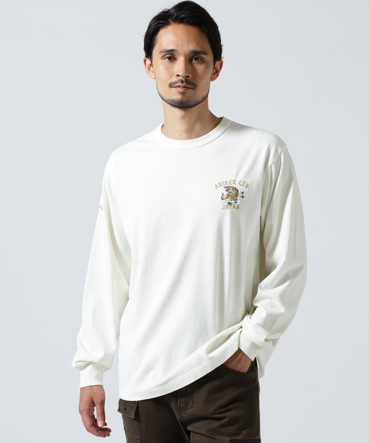 SOUVENIR COLLECTION》WASHED T-SHIRT ”FAR EAST TOUR” | AVIREX