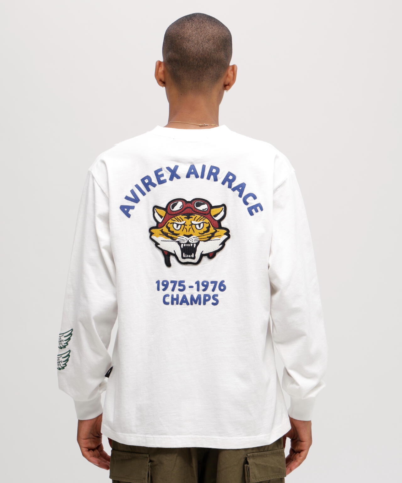 《A.A.R.C》TIGER CHAMPS SLUB L/S T-SHIRT