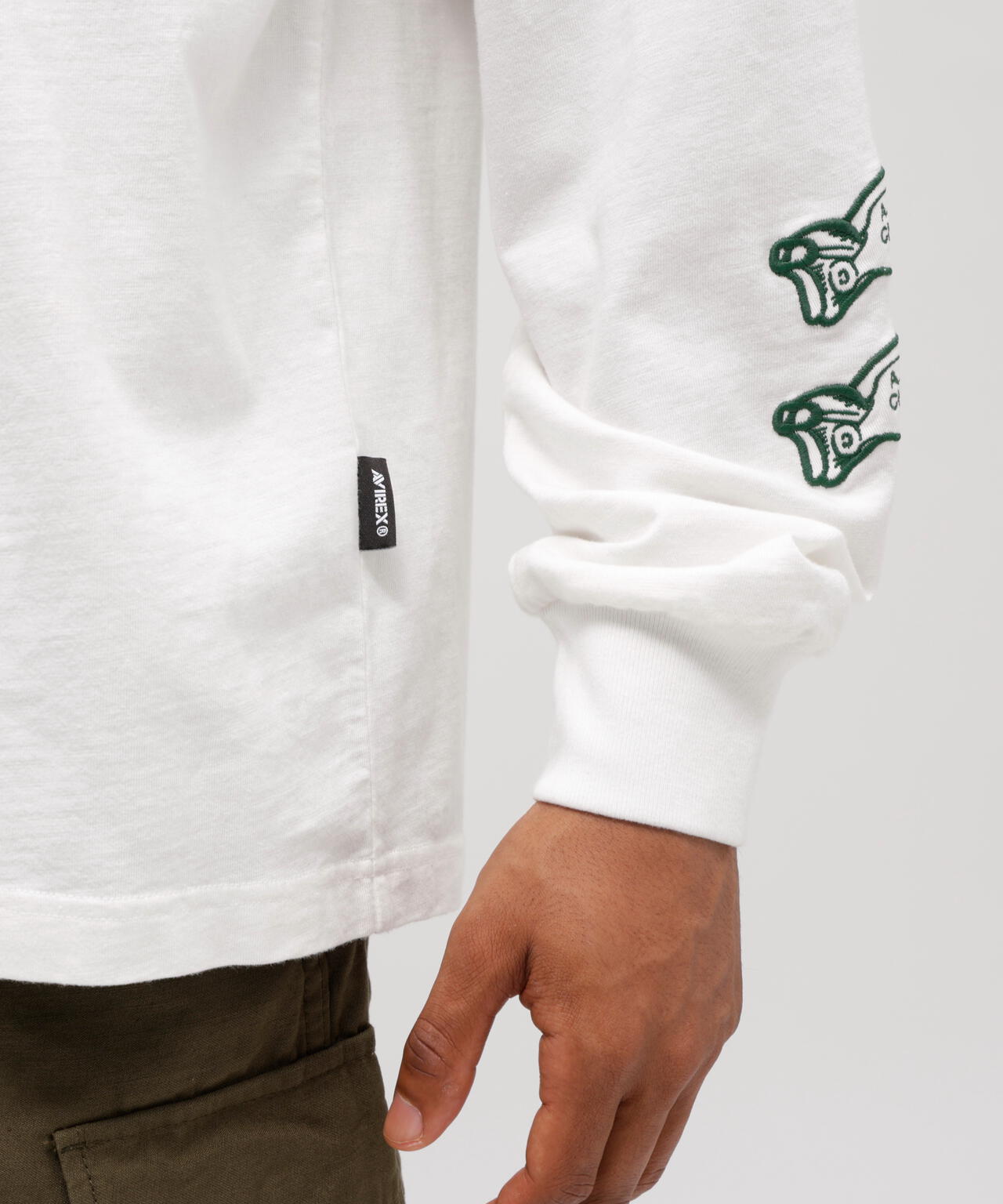 《A.A.R.C》TIGER CHAMPS SLUB L/S T-SHIRT