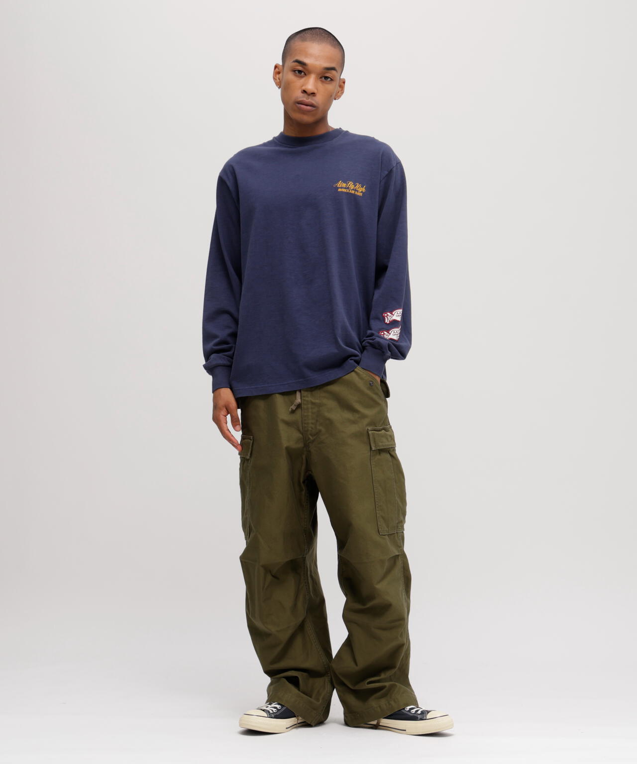 《A.A.R.C》TIGER CHAMPS SLUB L/S T-SHIRT