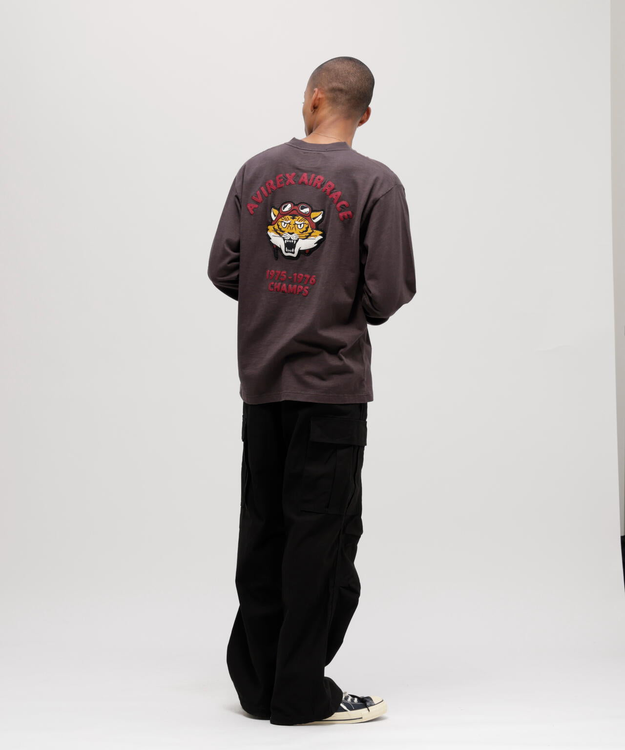 《A.A.R.C》TIGER CHAMPS SLUB L/S T-SHIRT