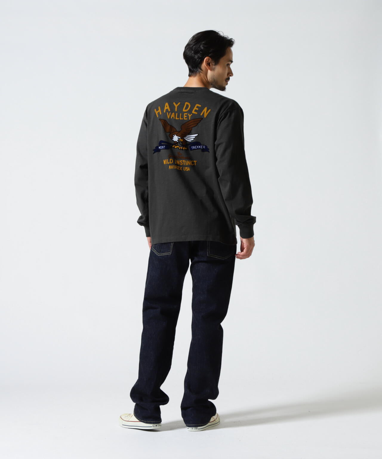 H.V. EAGLE SLUB L/S T-SHIRT