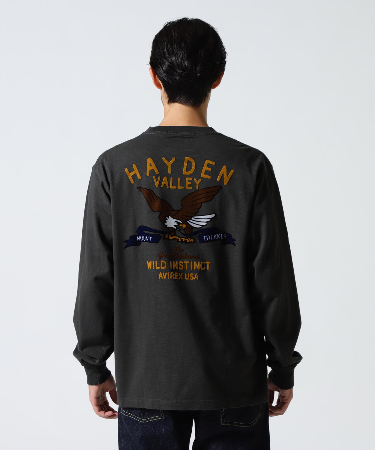 H.V. EAGLE SLUB L/S T-SHIRT | AVIREX（アヴィレックス