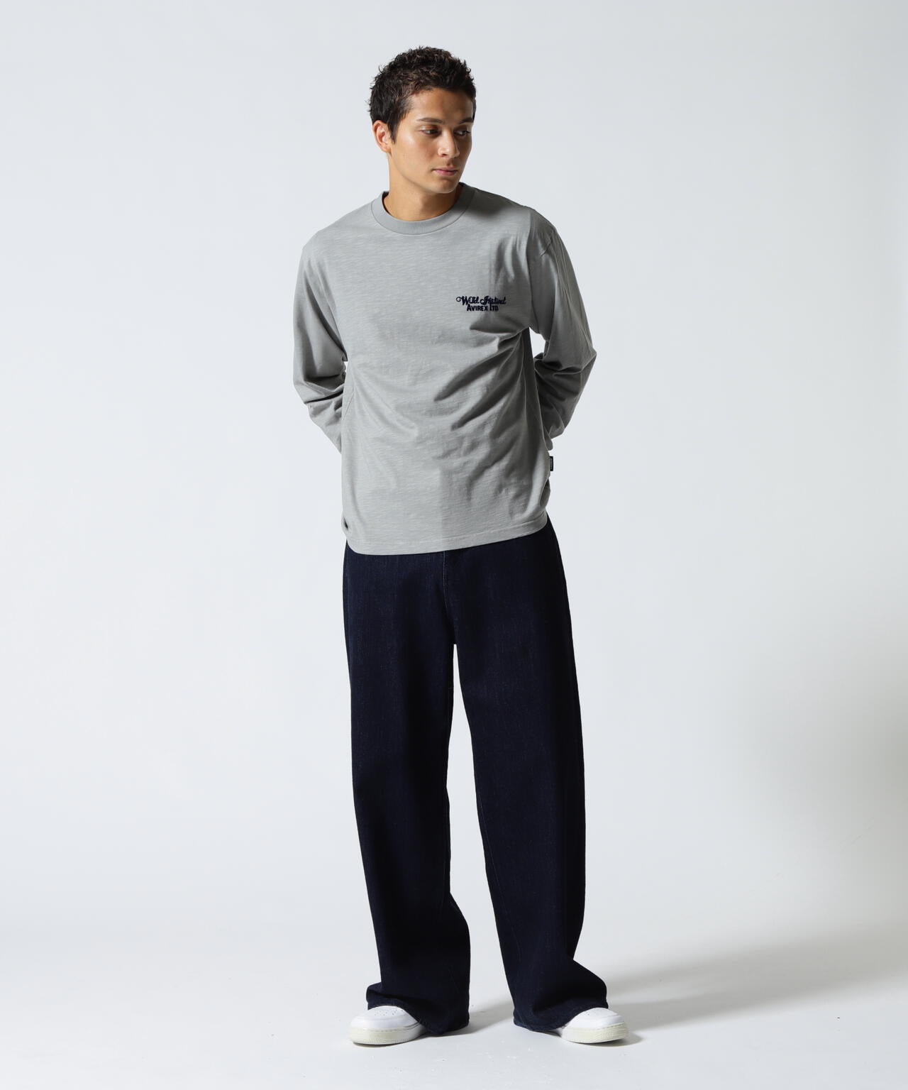 H.V. EAGLE SLUB L/S T-SHIRT