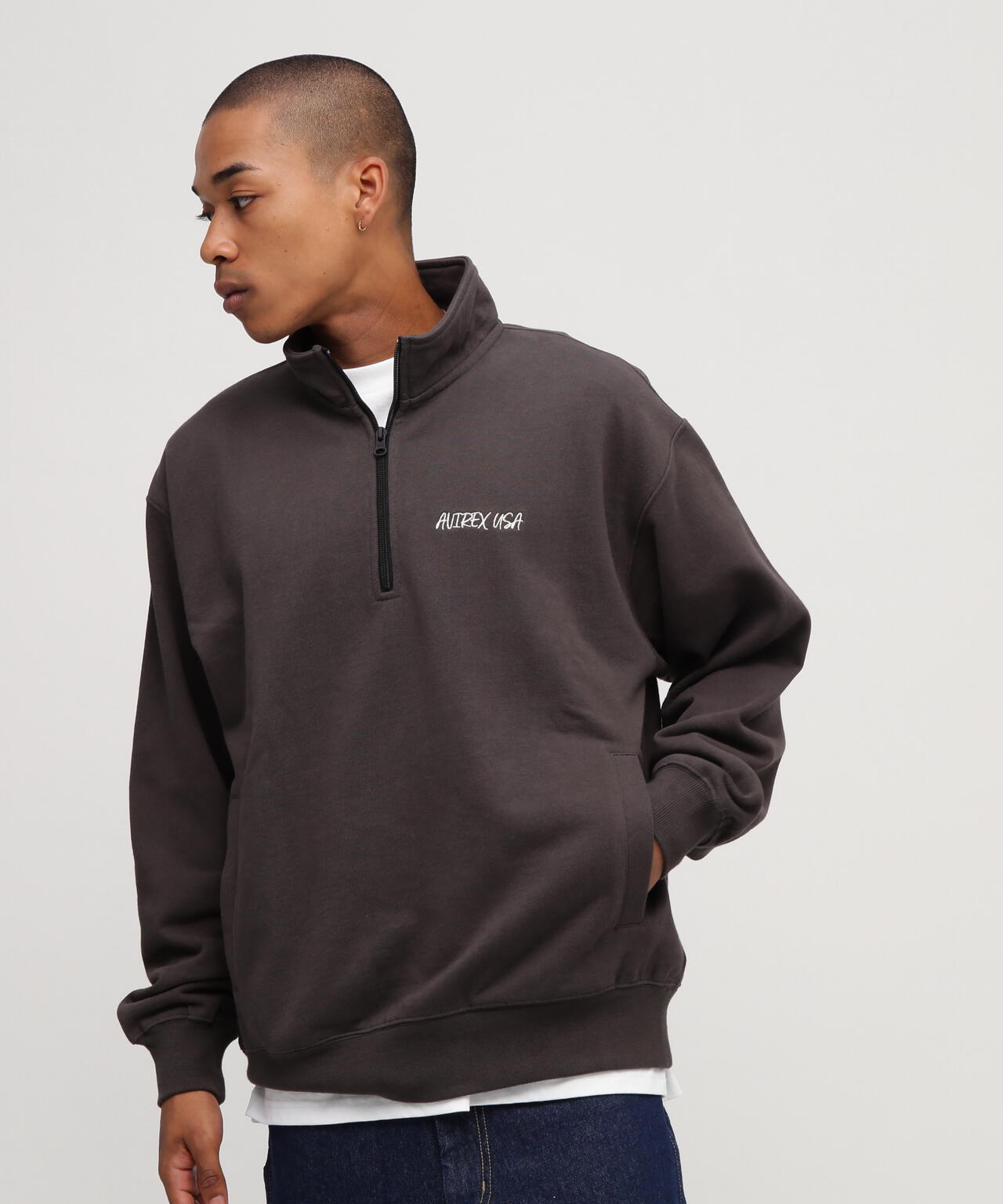 直営店限定》GRAFFITI HALF ZIP SWEAT | AVIREX（アヴィレックス