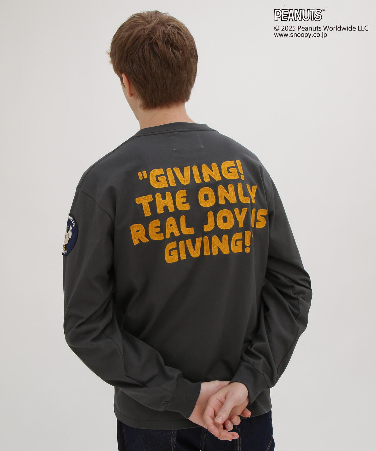 《AVIREX × PEANUTS》LONGSLEEVE T-SHIRT