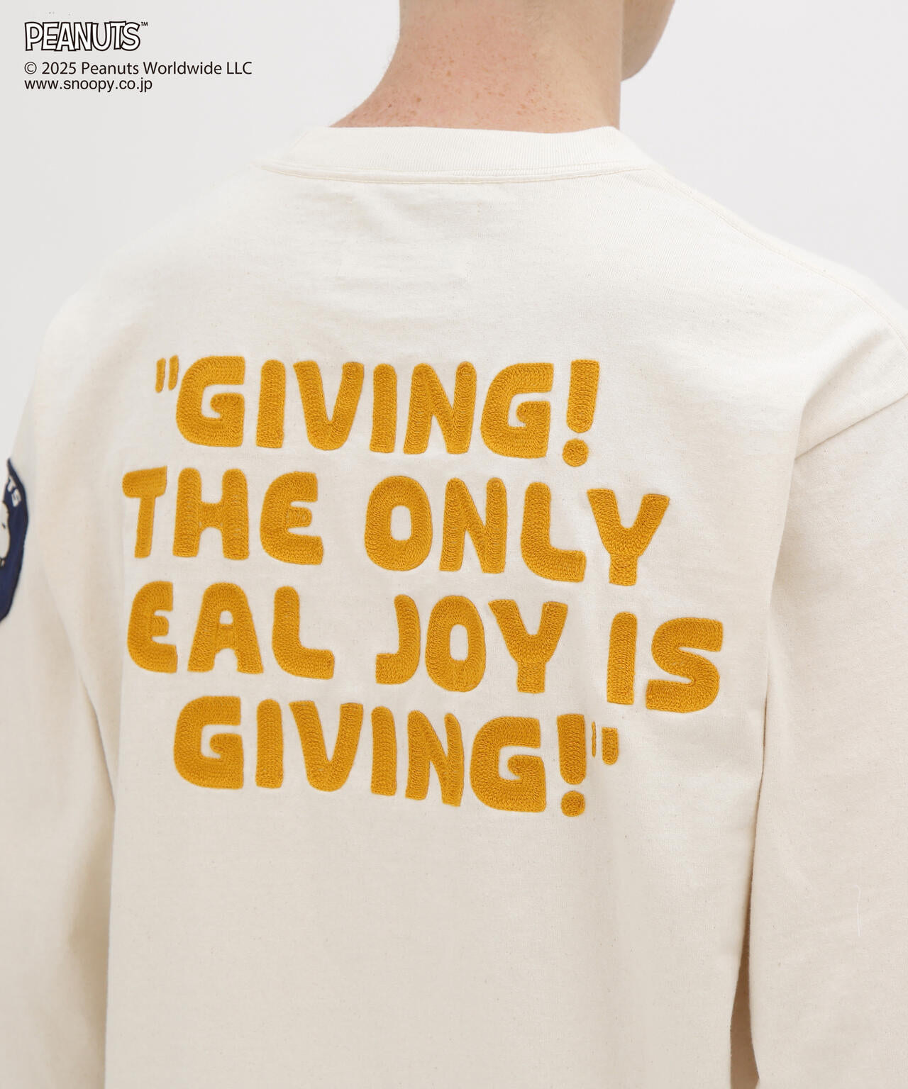 《AVIREX × PEANUTS》LONGSLEEVE T-SHIRT