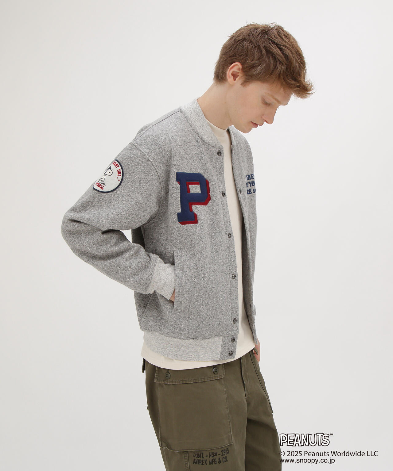 AVIREX × PEANUTS》SWEAT CARDIGAN | AVIREX（アヴィレックス