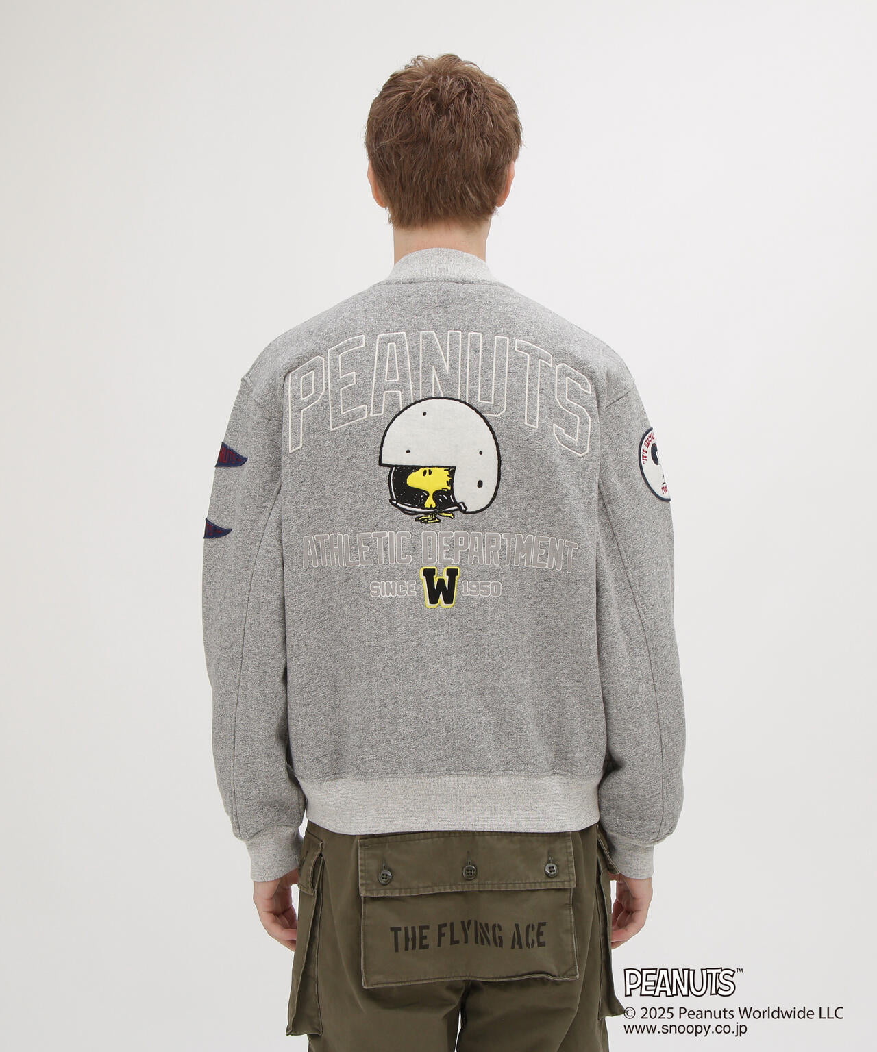 《AVIREX × PEANUTS》SWEAT CARDIGAN